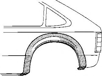 VAN WEZEL 3727146 -  Боковина